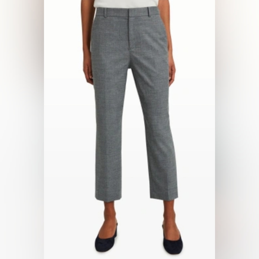 CLUB Monaco Grey Betia Straight Leg Pants Size 4 like new. Worn few times